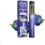 Syx Bar Blueberry Ice Zero 0 mg 1000 potáhnutí – Zboží Dáma