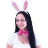 Karnevalový kostým Zaječí králičí uši a motýlek