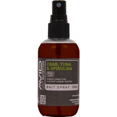 Sprej Na Nástrahy Avid Crab, Tuna & Spirulina Bait Spray 100 ml – Sleviste.cz