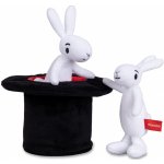 Moravská Ústředna Brno Maňásek na prst Bob a Bobek v klobouku PLYŠ – Zboží Dáma