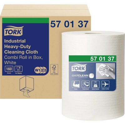 Tork Premium 570 průmyslové textilní utěrky 1 vrstvé 160 útržků