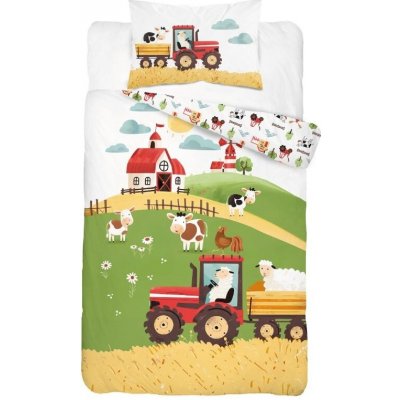 Detexpol povlečení do postýlky Farma na kopci červená 100 x 135 cm 40 x 60 cm – Zboží Dáma Detexpol povlečení do postýlky Farma na kopci červená 100 x 135 cm 40 x 60 cm – Zboží Dáma