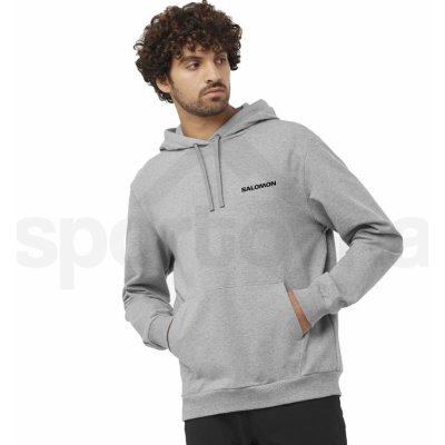 Salomon Performance Pull Over Hoody M LC2235600 šedá