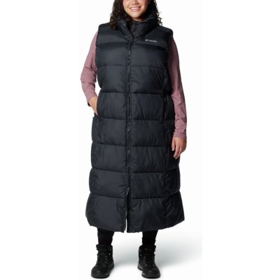 Columbia Puffect Long Vest W black – Zboží Mobilmania