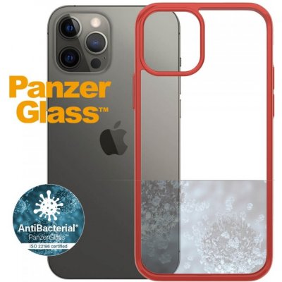 Pouzdro PanzerGlass ClearCase Antibacterial Apple iPhone 12 Pro Max červené – Hledejceny.cz