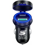 SEFIS Z6 2x USB zásuvka - autonabíječka 30W QC 3.0 USB-A a USB-C Kovová – Hledejceny.cz