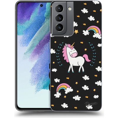 Pouzdro Picasee silikonové Samsung Galaxy S21 FE 5G - Unicorn star heaven černé