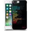 Pouzdro a kryt na mobilní telefon Pouzdro Picasee silikonové Apple iPhone 7 Plus - Motto life čiré