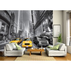 AG Design FTNS-2474 Vliesová fototapeta Manhattan cars rozměry 360 x 270 cm