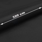 Nepromokavá látka Oxford WR Teflon, šíře 320 cm, Černá – Zboží Dáma