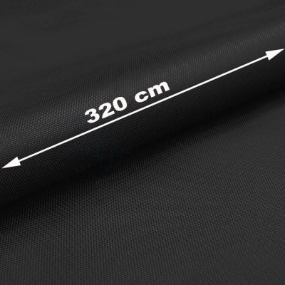 Nepromokavá látka Oxford WR Teflon, šíře 320 cm, Černá – Zboží Dáma