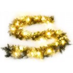 vidaXL Vánoční girlanda s LED diodami zelená 5,2 m PVC – Hledejceny.cz