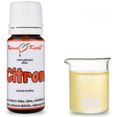 Bylinné Kapky Citron 100 % přírodní silice směs éterických olejů 10 ml – Hledejceny.cz