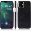 Pouzdro a kryt na mobilní telefon Apple Pouzdro AppleMix Apple iPhone 11 - plastové / umělá kůže - černé