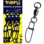 Black Cat Obratlík s karabinkou Godzilla Swivel vel.3 5ks – Zboží Dáma