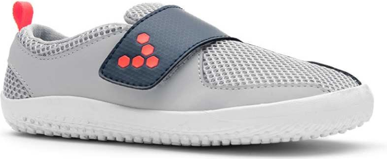 Vivobarefoot PRIMUS KIDS Grey Navy Orange Textile