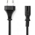 Nedis Euro na IEC-320-C7 černý 5m Kabel, napájecí, 230V, zástrčka Euro, na IEC-320-C7, dvoulinka, černý, 5m PCGP11040BK50 – Hledejceny.cz