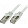 síťový kabel Logilink CP1012D Patch, SF/UTP, 5e, licna, CCA, PVC, 0,25m, šedý