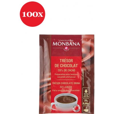 Monbana Trésor de Chocolat 100 x 25 g