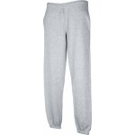 Fruit of the Loom pánské tepláky Classic Elasticated Cuff Jog pants 64026 světle šedý melír – Sleviste.cz
