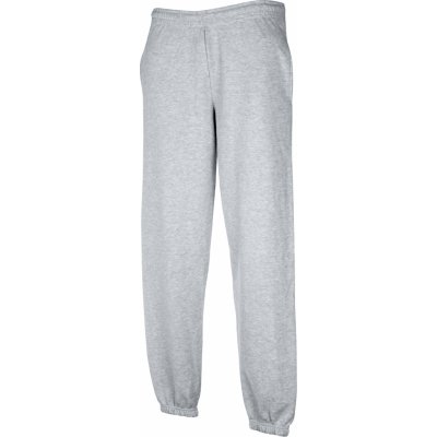 Fruit of the Loom pánské tepláky Classic Elasticated Cuff Jog pants 64026 světle šedý melír – Sleviste.cz
