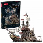 CUBICFUN 3D puzzle Pirátský přístav Tortuga 218 ks – Zboží Mobilmania