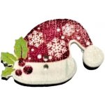 Knoflík dřevěný vánoční čepice – Zboží Dáma