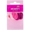 Gumička do vlasů ebelin dětské gumičky růžové 12 ks