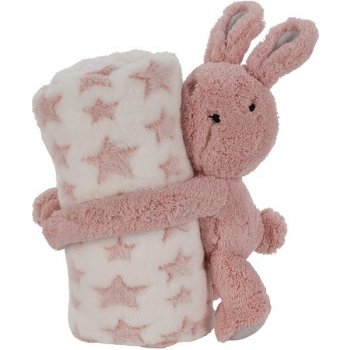 H&L Plyšová deka s mazlíčkem králík