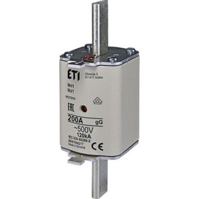 Nožová pojistka PNA1 200A ETI NV1 GL-GG kombi 500V 004184217 – Zbozi.Blesk.cz