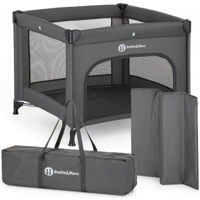 PETITE&MARS Ohrádka cestovní Nook Urban Charcoal Grey – Sleviste.cz