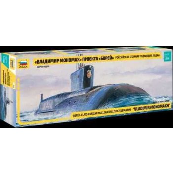 Zvezda Borey Class Nuclear Submarine VLADIMIR MONOMAKH 9058 1:350