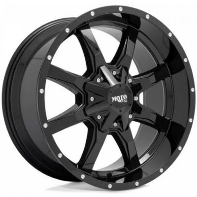 Moto Metal Mo970 8x17 5x127 ET0 gloss black with milled Lip | Zboží Auto