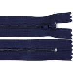 Spirálový zip No 3 délka 18 cm pinlock, malé, 330 modrá tmavá – Hledejceny.cz