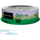 Sony DVD+R 4,7GB 16x, cakebox, 25ks (25DPR47SP)