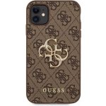 Pouzdro Guess PU 4G Metal Logo iPhone 11 hnědé – Zboží Mobilmania