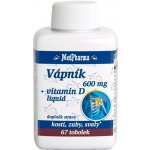 MedPharma Vápník 600 mg + vitamin D 67 tobolek – Hledejceny.cz
