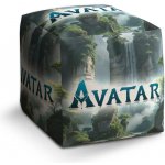 Sablio Taburet Cube Avatar The Way of Water Vodopád: 40x40x40 cm