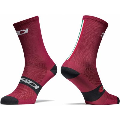 Sidi ponožky TRACE red/burgundy/black – Zboží Mobilmania