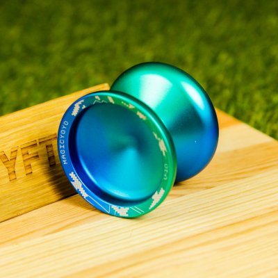 YoYo V10 na Fingerspin MagicYoyo Modrá + zelená – Zboží Dáma