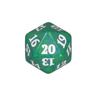 Game Night 2019: 20-stěnná kostka (zelená) – Zboží Živě