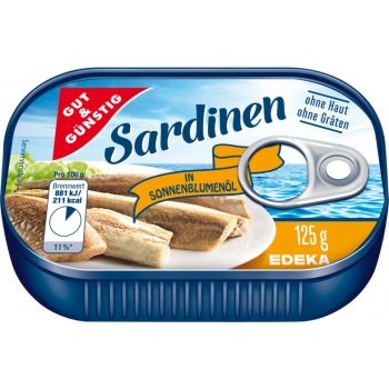 G&G Sardinky ve slunečnicovém oleji 125g