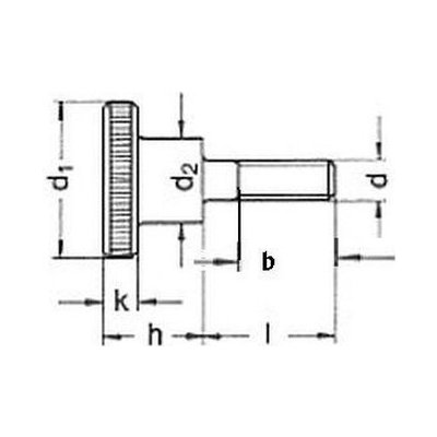 šroub M6x16 BEZ PÚ 5.8 rýhovaná hlava DIN 464 – Zboží Mobilmania