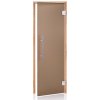 Interiérové dveře A-door Dveře do sauny "A" Premium Satin Bronze Olše 69 x 189 cm