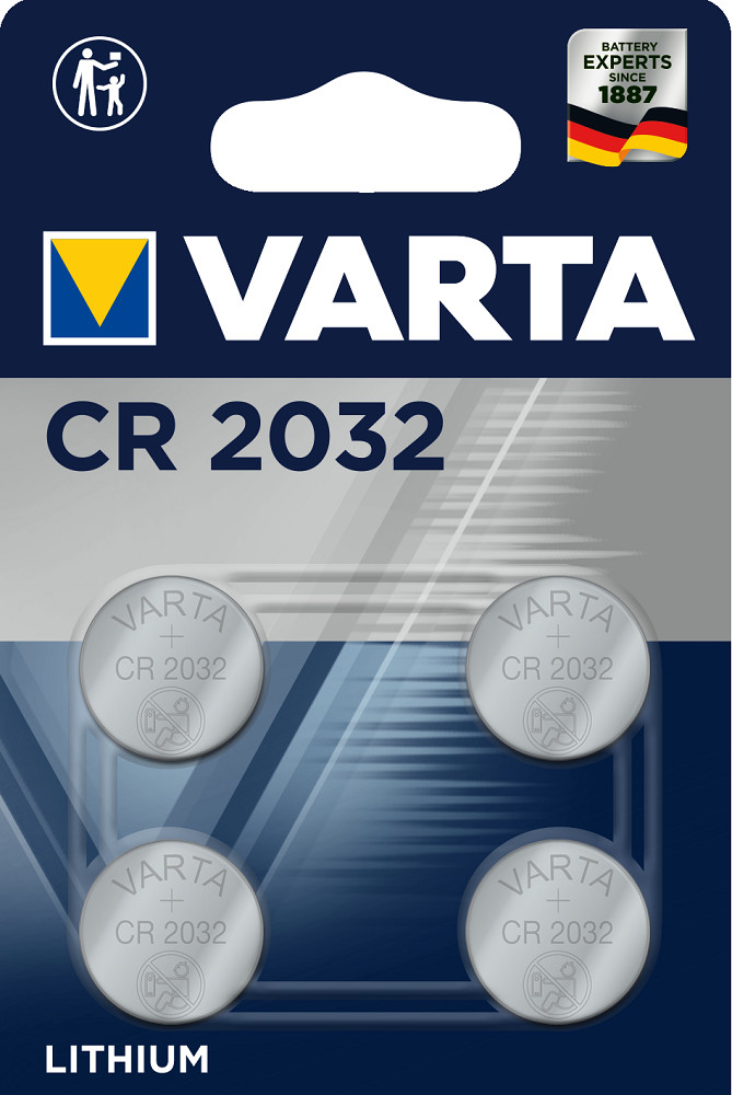 Varta CR 2032 Baterie 4ks 4008496992973