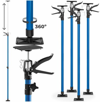 tectake 402400 4 teleskopické stavební podpěry stropní 115-290cm - modrá – Sleviste.cz