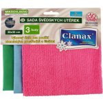 Clanax Švédská utěrka mix barev 30 x 30 cm 3 ks – Zboží Dáma