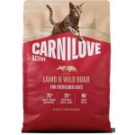 Carnilove Active Adult Cat All Breeds Sterilised LAMB & WILD BOAR 2 kg – Hledejceny.cz