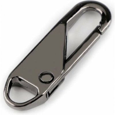 Kovová karabina / náhradní taháček na zip - nikl černý (3 ks) – Hledejceny.cz
