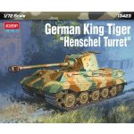 German King Tiger Henschel Turret Academy Model Kit tank 13423 1:72 – Hledejceny.cz